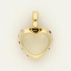 Pendentif - 14 carats Or jaune - Diamant - Robijn