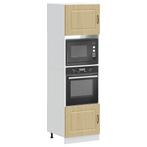 vidaXL Ovenkasten 2 st Kalmar bewerkt hout sonoma, Verzenden, Nieuw