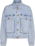 VERO MODA VMSILKA L/S DNM SHACKET YO367 Dames Denim jas -..., Kleding | Dames, Verzenden, Nieuw