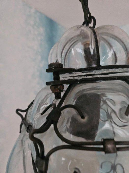 Lamp - Glas, Metaal, Antiek en Kunst, Curiosa en Brocante