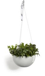 NIEUW - ECOPOTS Hanging basket - witgrijs Ø 27 cm, Jardin & Terrasse, Pots de fleurs, Verzenden