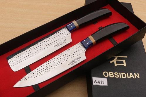 Obsidian - Keukenmes - Kitchen knife set -  Introductie van, Antiek en Kunst, Antiek | Keukengerei