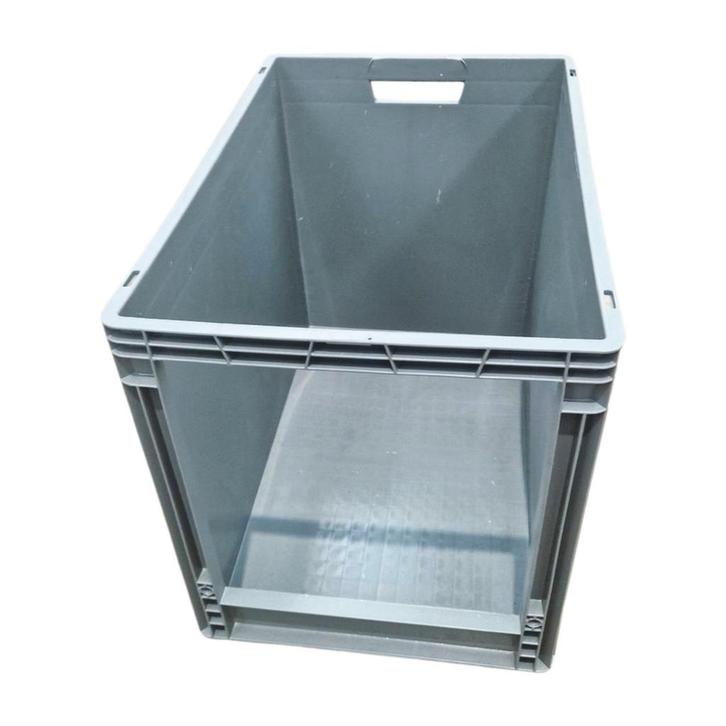 Magazijnbak euronorm 600x400x440mm met grijpopening, Zakelijke goederen, Kantoor en Winkelinrichting | Magazijn, Stelling en Opslag