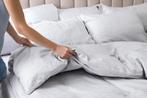 Housse de Couette Blanc Microstripe 5mm 215x235cm - Treb Bed, Maison & Meubles, Chambre à coucher | Linge de lit, Verzenden