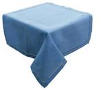 Tovaglia ricamo bordo gigliuccio a mano in misto lino NO