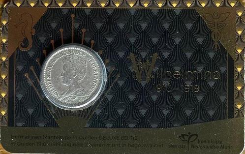 Nederland. Coincard DeLuxe Halve Gulden Hermelijnen, Postzegels en Munten, Munten | Nederland