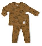 Feetje - Pyjama Marty Mammoth Bruin, Kinderen en Baby's, Babykleding | Maat 56, Nieuw, Ophalen of Verzenden, Nacht- of Onderkleding
