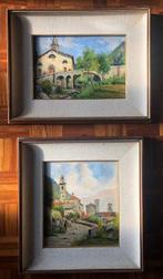 Scuola italiana (XIX-XX), firmati G. Colmo - Piccolo borgo