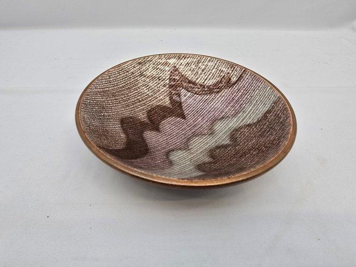 Del Campo - Kom - Geglazuurd koper - Gietijzeren sculptuur, Antiek en Kunst, Antiek | Meubels | Stoelen en Sofa's