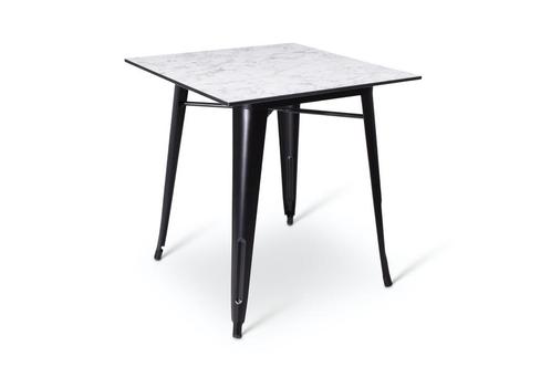 Metalen terrastafel - Zwart | 70x70cm | Hamburg, Maison & Meubles, Tables | Tables mange-debout, Envoi