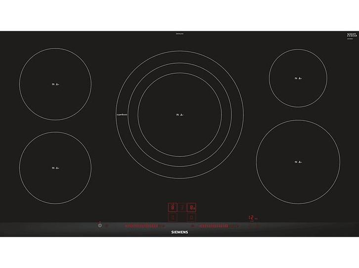 Siemens -  Inductie Kookplaat Iq300  - Zwart, Elektronische apparatuur, Kookplaten, Keramisch, Nieuw, Verzenden