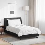 vidaXL Deken Set met kussen 2 pcs Wit Microvezel, Verzenden, Nieuw