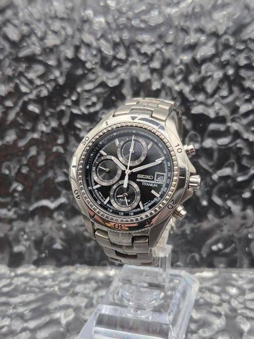 Seiko - Titanium Chronograph - Sans Prix de Réserve -, Handtassen en Accessoires, Horloges | Antiek