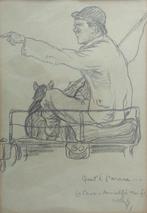 Willy Sluiter (1873-1949) - Ruiter te paard