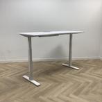 Kinnarps P-serie,  Elektrisch zit-sta bureau, 180x80 cm, wit, Huis en Inrichting, Bureaus, In hoogte verstelbaar, Gebruikt, Stabureau