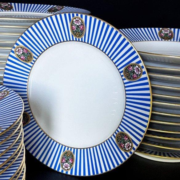 Limoges, Balleroy & Cie - Service de table (77) - Porcelaine, Antiek en Kunst, Antiek | Meubels | Tafels