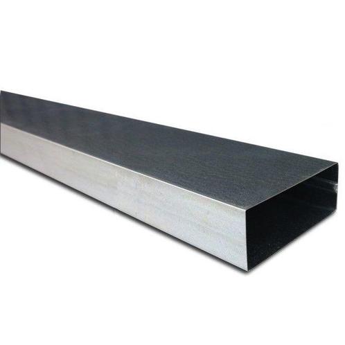 Rechthoekig kanaal 110 x 55mm - Staal - L=1000mm [Pro-C], Doe-het-zelf en Bouw, Ventilatie en Afzuiging, Nieuw, Verzenden