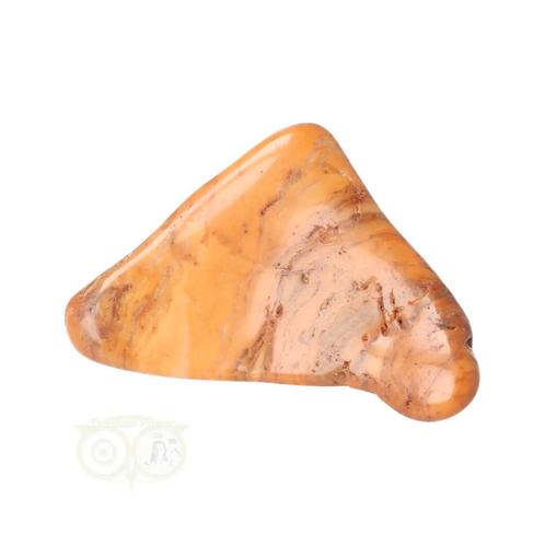 Gele Jaspis trommelsteen Nr 25 - 26 gram - Zuid Afrika, Bijoux, Sacs & Beauté, Pierres précieuses, Envoi
