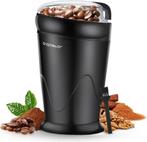 Koffiemolen elektrisch - Koffiemaler - 200W - Zwart - Aigost, Elektronische apparatuur, Koffiemachine-accessoires, Verzenden, Nieuw