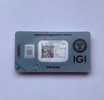 1 pcs Diamant (Natuurlijk) - 0.53 ct - Rond - D (kleurloos), Nieuw