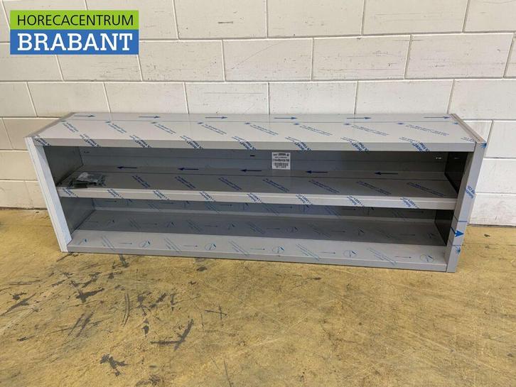 HCB RVS Wandkast Kast Open model 200 cm Horeca, Zakelijke goederen, Horeca | Meubilair en Inrichting, Ophalen of Verzenden