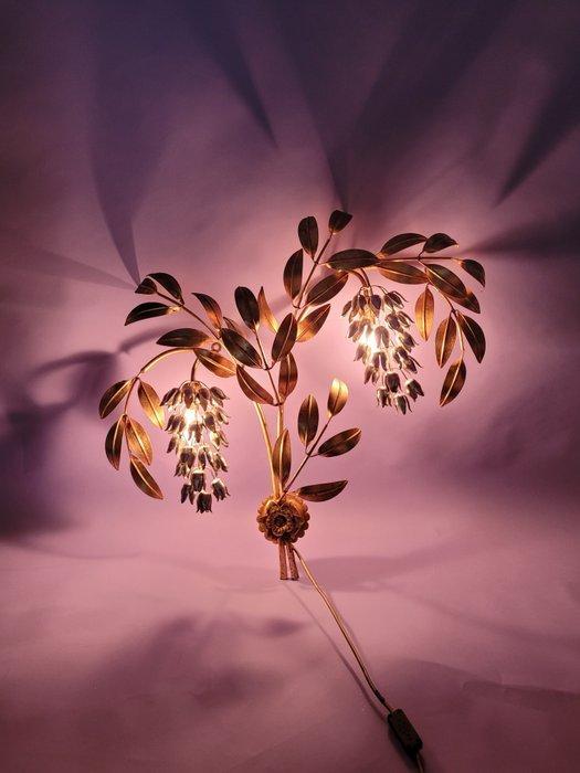 Hans Kögl - H. Kögl - Wandlamp - Gouden Regen - Eisen, Antiek en Kunst, Antiek | Verlichting