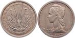 1 Franc 1948 Franzoesisch-aequatorial Afrika KursMunt Pro..., Verzenden
