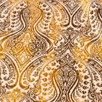 Raro Velluto Paisley Oro – Italiaanse stof - Meubelstof -, Antiek en Kunst
