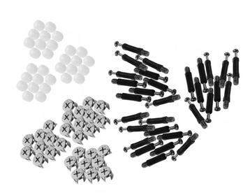 Set van 30 minifix connectoren (M6, lengte 32 mm) beschikbaar voor biedingen