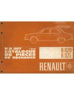 1970 RENAULT 12 ONDERDELENHANDBOEK, Autos : Divers, Modes d'emploi & Notices d'utilisation