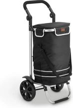2dekans | Boodschappentrolley 3in1 - 56L - Zwart, Ophalen of Verzenden