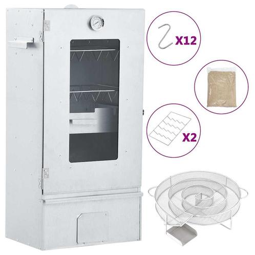 vidaXL BBQ-rookoven met koude rookgenerator gegalvaniseerd, Elektronische apparatuur, Overige elektronische apparatuur, Nieuw