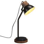 vidaXL Bureaulamp 25 W E27 18x18x60 cm zwart, Huis en Inrichting, Verzenden, Nieuw