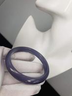 Natuurlijke violetkleurige kattenoog edelsteen / Lengte, Verzamelen, Mineralen en Fossielen