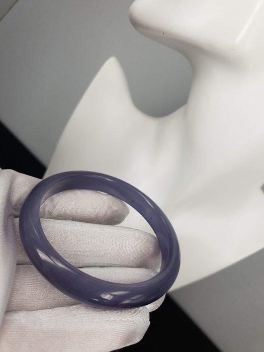 Natuurlijke violetkleurige kattenoog edelsteen / Lengte, Verzamelen, Mineralen en Fossielen