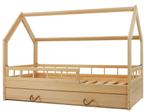 Massief houten kinderbed - Scandinavische stijl - huisbed..., Enfants & Bébés, Ophalen of Verzenden