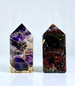 Auralite 23 Steen - Beauty Pair - Towers Obelisk - Hoogte: