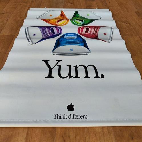 Poster - Apple - Yum. - (Apple) Think different. - Jaren, Games en Spelcomputers, Spelcomputers | Overige Accessoires
