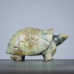 sculptuur, Schildpad - 250 mm - Serpentine stone