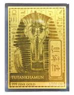 Tchad. 5000 Francs TUTANKHAMUN Egypt Pharaohs 1/200 Oz, Postzegels en Munten