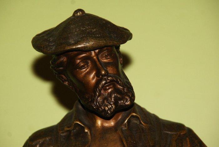 Arthur Waagen (1833-1898).Signé - sculptuur, Allégorie de, Antiquités & Art, Antiquités | Céramique & Poterie