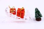 Figure - Swarovski - Slee van de Kerstman (Boxed) - Cristal
