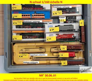 N-schaal modeltreinen Fleischmann Roco Minitrix Arnold Trix, Ophalen of Verzenden