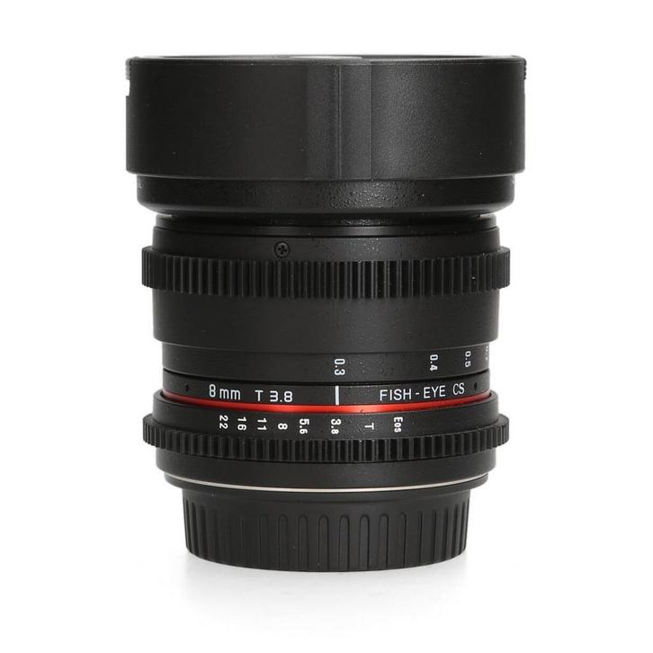 Samyang 8mm T3.8 UMC CS - Canon EF-S, Audio, Tv en Foto, Foto | Lenzen en Objectieven, Ophalen of Verzenden