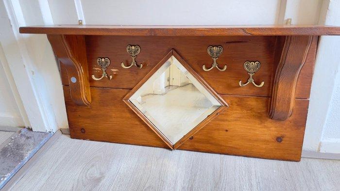 Kapstok - Messing, Hout, Antiek en Kunst, Curiosa en Brocante