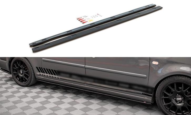 Side Skirts Diffuser voor Volkswagen Caddy MK3 Facelift, Auto diversen, Tuning en Styling, Ophalen of Verzenden