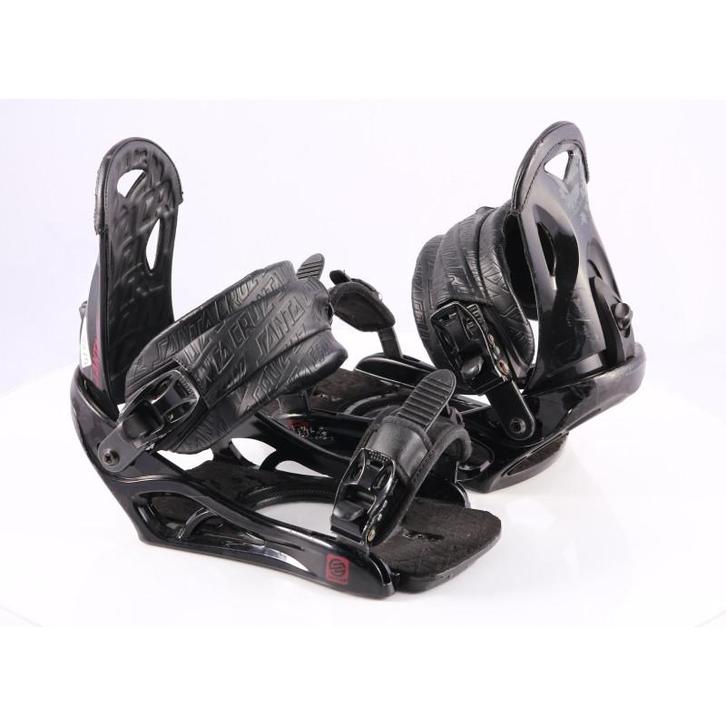 M snowboard bindingen SANTA CRUZ, black/grey, Sport en Fitness, Snowboarden, Verzenden