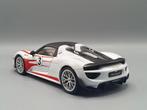 Diecast 1:18 - Modelauto - Porsche 918 Spyder - met, Hobby en Vrije tijd, Nieuw