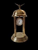 Pendule de cheminée - Laiton, fer en forme de coupole avec