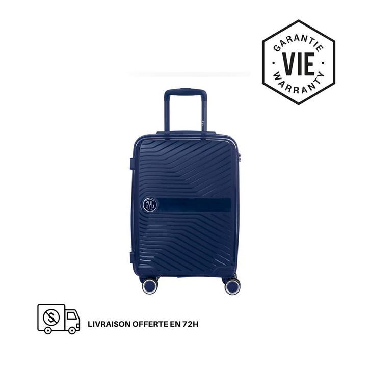 2dekans | BLAUW MEDIUM HARDE KOFFER (MAAT M), Handtassen en Accessoires, Koffers, Ophalen of Verzenden